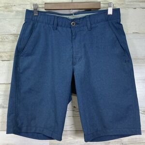 Under Armour‎ Mens Navy Blue Loose HEATGEAR 10" Inseam Shorts Size 30